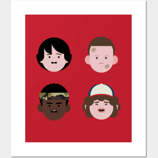 Stranger Things Gang II Posters and Art